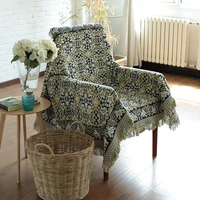 new bohemian cotton throw blanket sofa tv thread blanket decorative slipcover on sofabedplane travel plaids free shipping