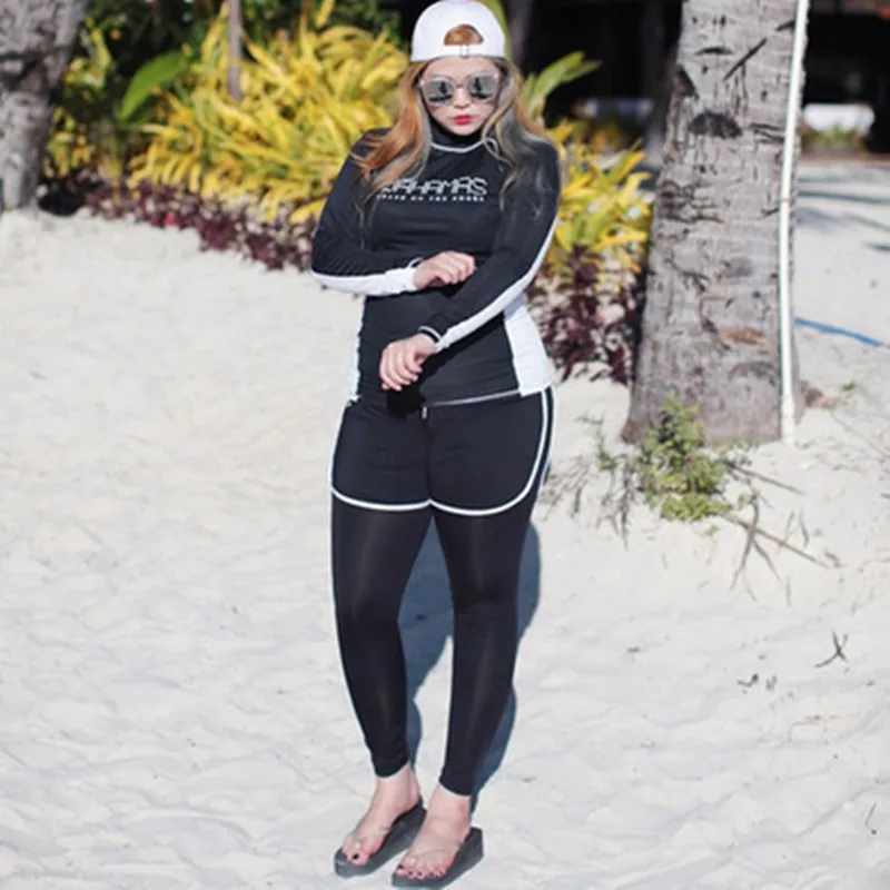 Женский купальник WackDaria surfingsuit купальный костюм в стиле пэчворк с большим кодом