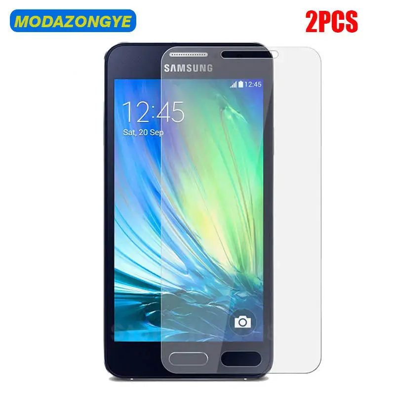 2 шт. защитная пленка для экрана Samsung Galaxy A5 2015 закаленное стекло A500 зеркальная