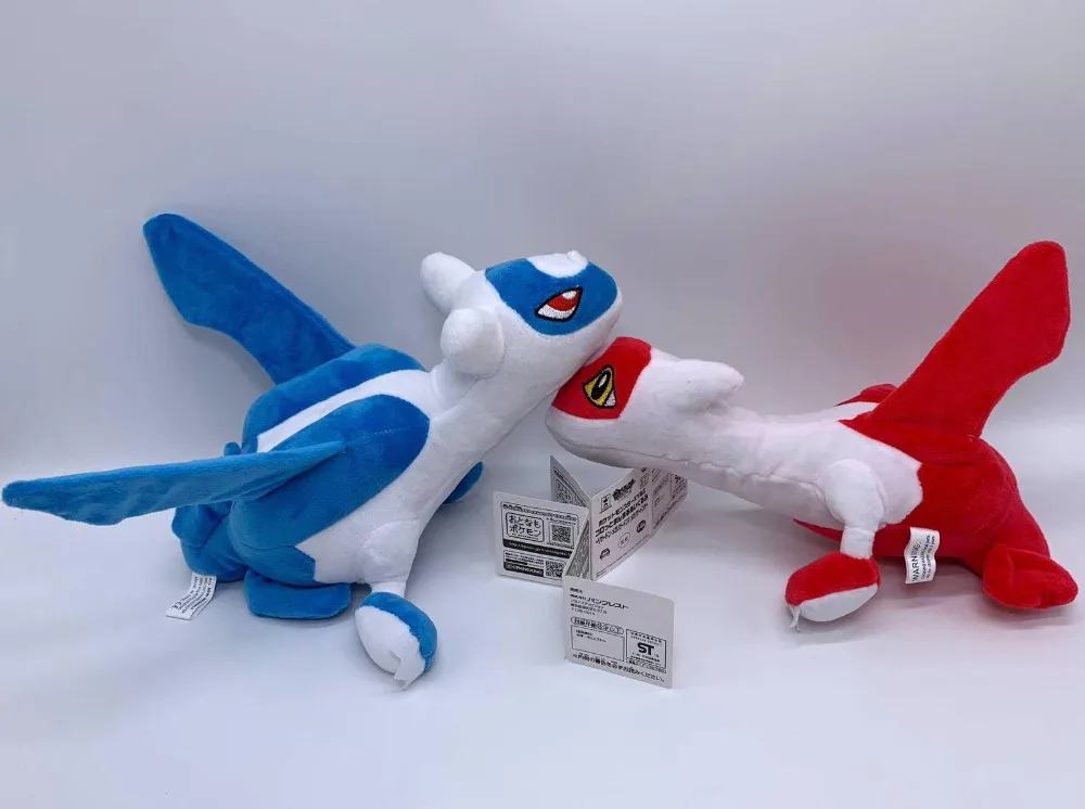 2X Latias Latios плюшевая мягкая игрушка куклы чучела животных Тедди 11 5&quot | Игрушки и