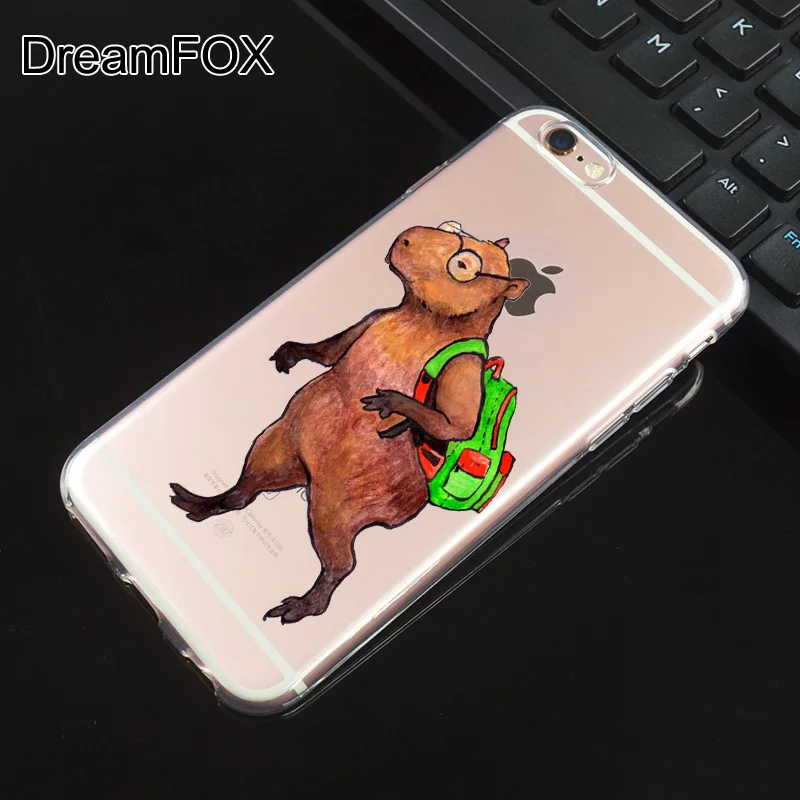 M421 Cartoon Paniting Capybara Soft TPU Silicone Case Cover For Apple iPhone 11 Pro XR XS Max 8 X 7 6 6S Plus 5 5S SE 5C 4 4S |