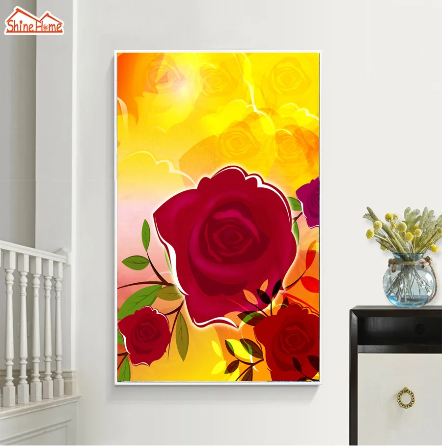 Фотообои для стен в рулонах 3d настенная бумага s домашнего декора 3 d красная роза