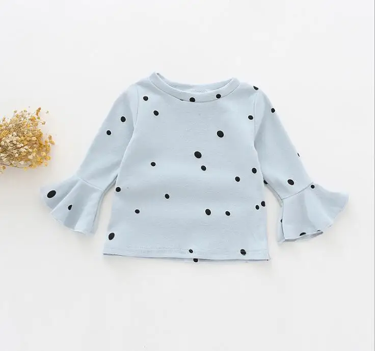 Детская Хлопковая футболка с длинным рукавом круглым вырезом | Мать и ребенок