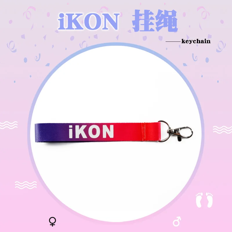 Аксессуары [MYKPOP]IKON Landyard KPOP для сумок мобильных брелоков коллекция iKON Fans