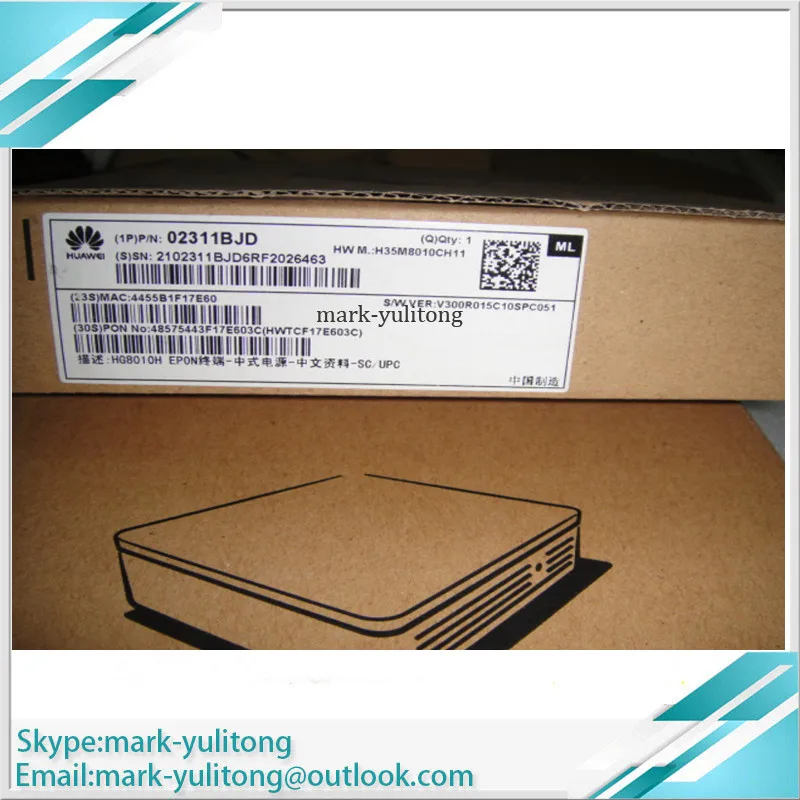 Хуа Вэй HG8010H HG8010 Epon onu с 1GE оптоволоконная сеть ont относится к режиму FTTH, английская версия