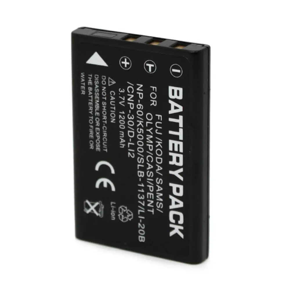 WHCYonline 1200 мАч FNP-60 FNP60 K5000 SLB-1137 SLB1137 LI-20B LI20B камера Аккумулятор для FUJIFILM FinePix F410 Zoom |
