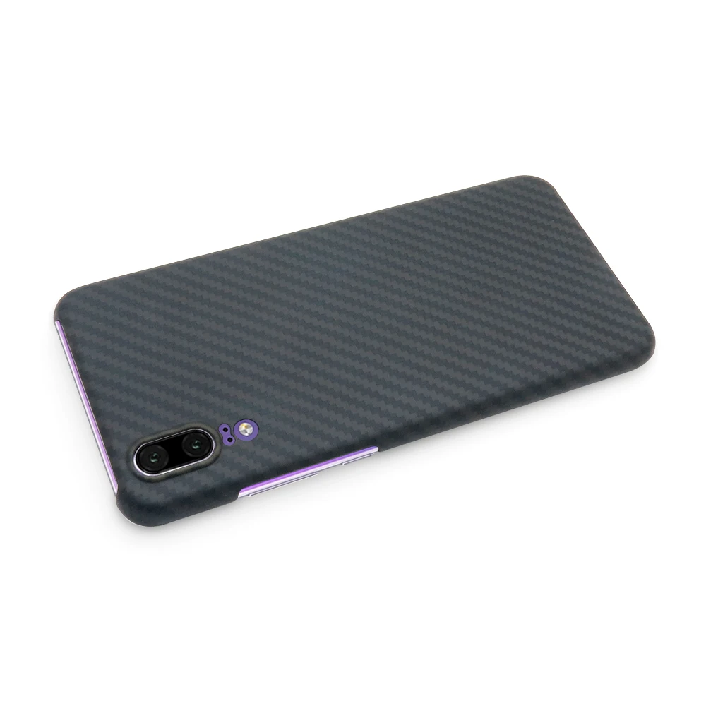 100% чехол из настоящего углеродного волокна для huawei P20 Pro роскошный шестигранный