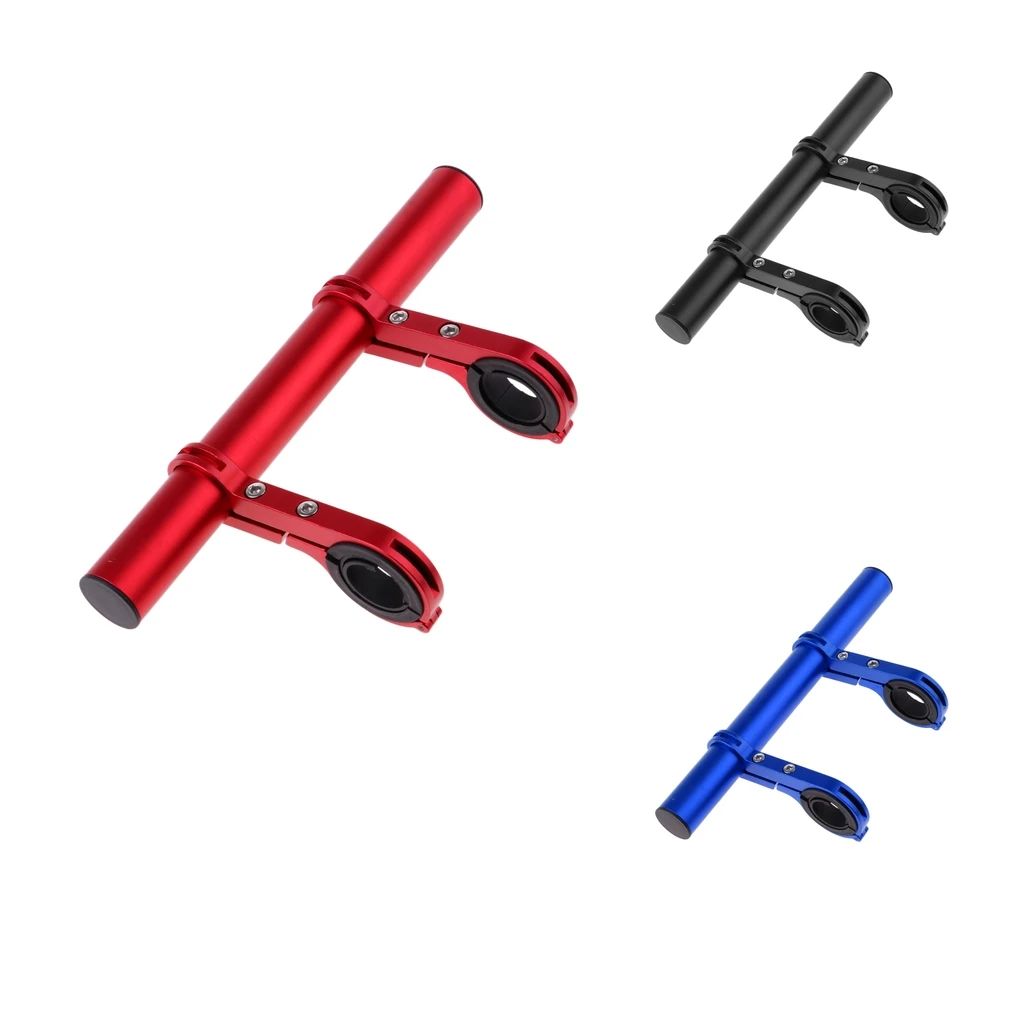 

20cm Lightweight Bicycle Handlebar Extended Bracket Headlight Mount Bar Computer Holder Lamp Support Extender