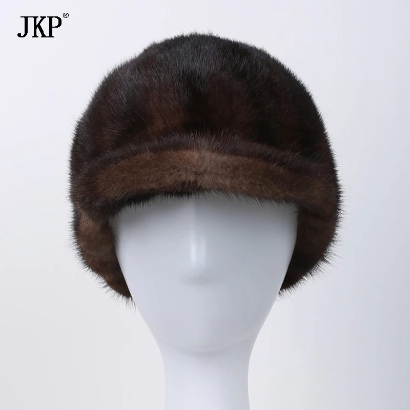 Детские зимние шапки из натурального меха норки детская шапка для мальчиков и