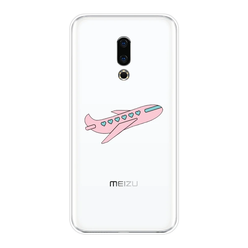 Чехол для телефона Meizu Pro 6 7 Plus U10 U20 мягкий силиконовый чехол на заднюю панель 16x15