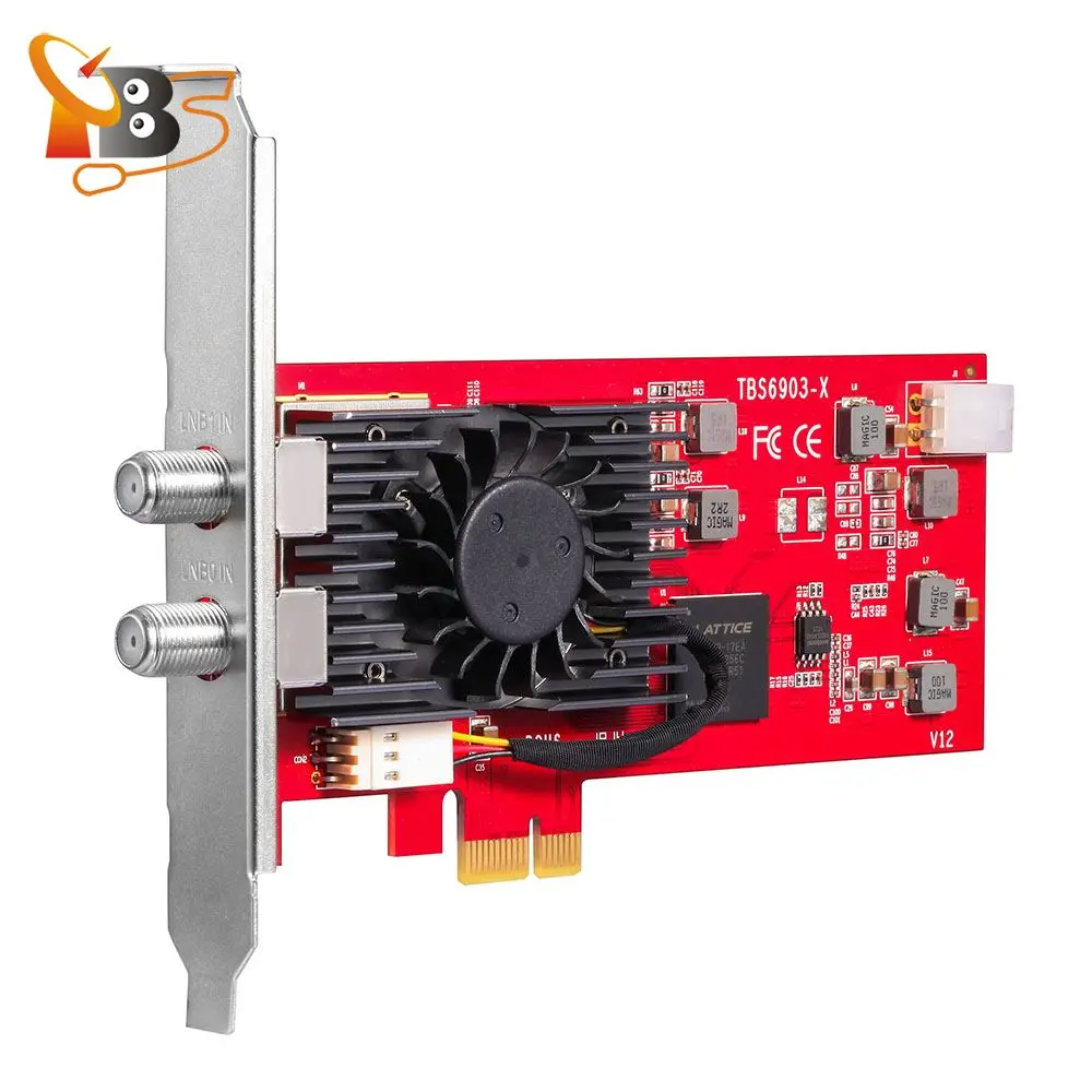 TBS6903X Профессиональный DVB-S2X-тюнер PCIe карта поддерживает CCM, ACM, VCM, многовходной поток, общий режим потока