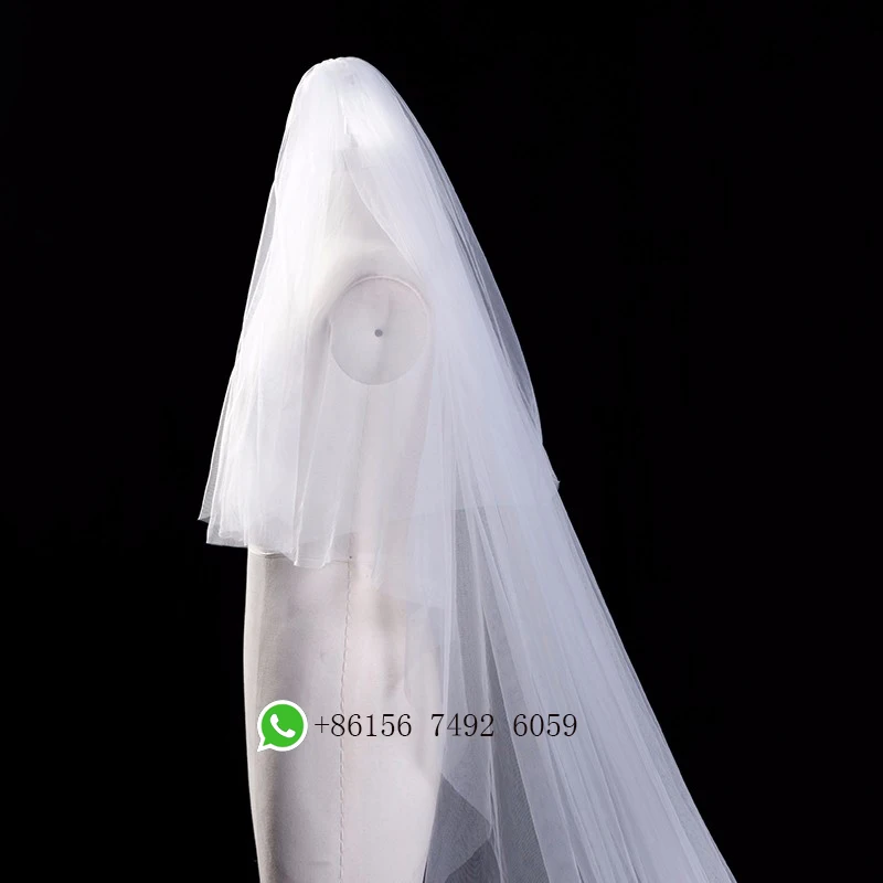 Maphia Wedding Veil 3 m Soft White with Comb Tulle Fairy Long Bridal veu de noiva veils | Свадьбы и торжества