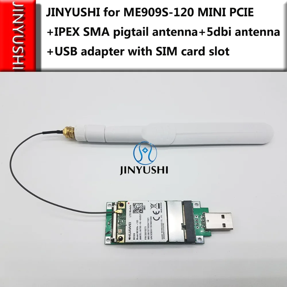 Мини PCIE + IPEX SMA Пигтейл/провод для антенны 5dbi антенна USB адаптер со слотом SIM карты 4G