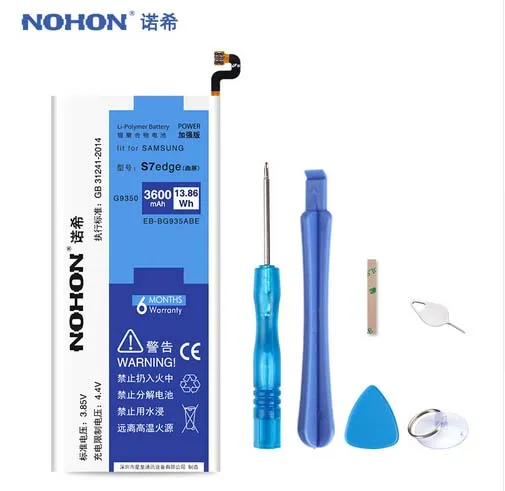 NOHON EB BG935ABE батареи для Samsung Galaxy S7 edge G935 G935F G9350 G935FD 3600 мАч|Аккумуляторы мобильных
