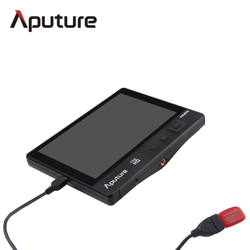 Aputure vs-1 finehd 7 ''Экран видео Мониторы с зонтиком для Canon Sony камеры Nikon DSLR питание