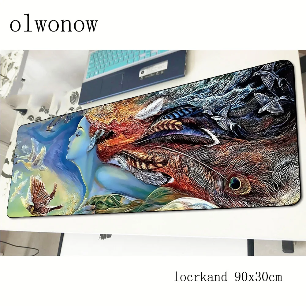 Коврик для мыши художественный толщиной 900x300x3 мм лучшие игровые коврики крупные