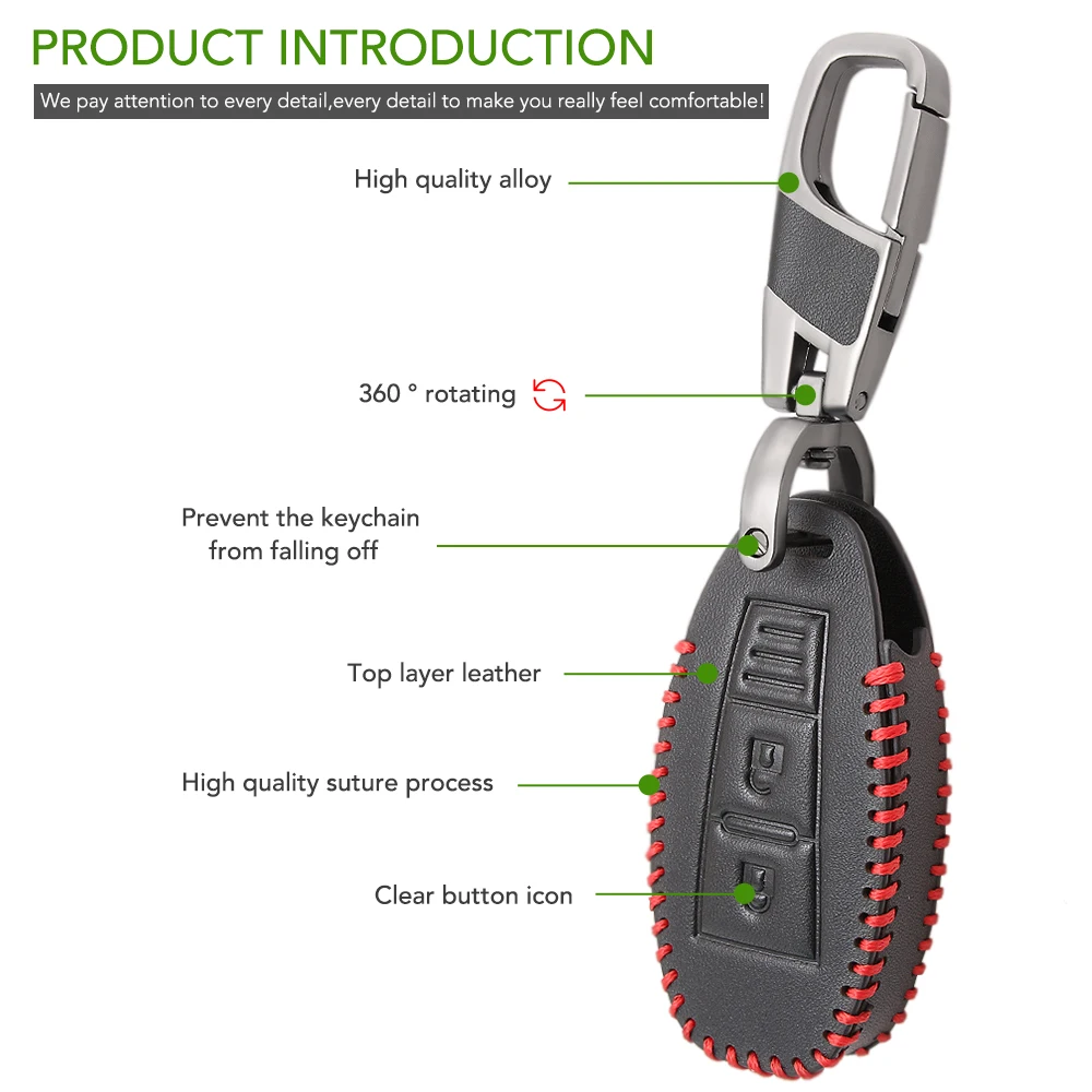 Мужской чехол VCiiC из натуральной кожи для автомобильных ключей брелок Suzuki SX4 Kizashi