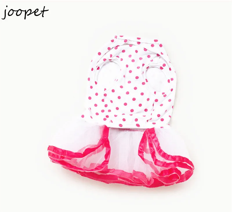 2016 летняя дешевая одежда для собак платье щенков платья в стиле принцессы