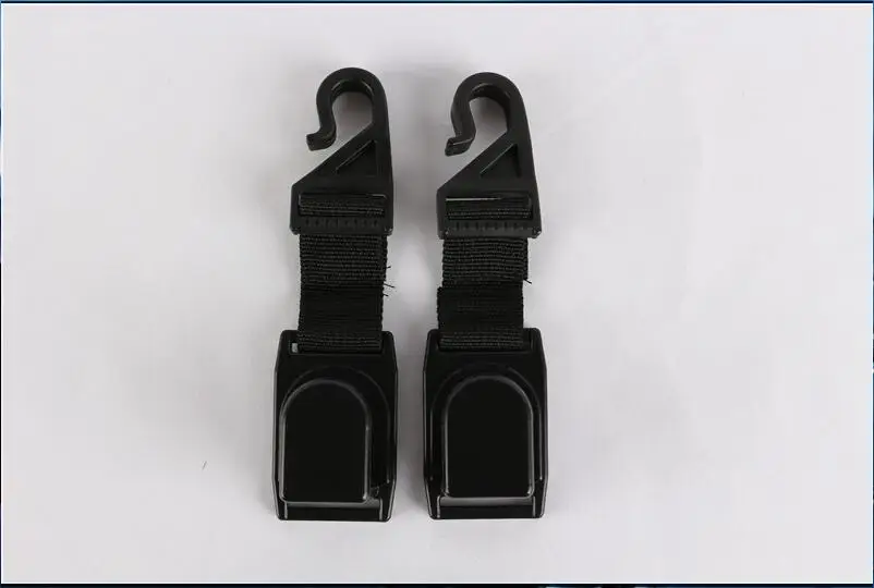 1 пара автомобильные крючки для заднего сиденья держатель сумки кошелек ткань