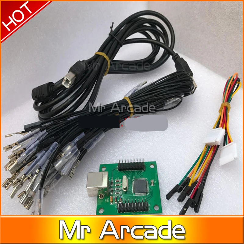 5 шт. 2 игрока PS3/ПК raspery pi аркадный джойстик аркадная доска с нулевой задержкой