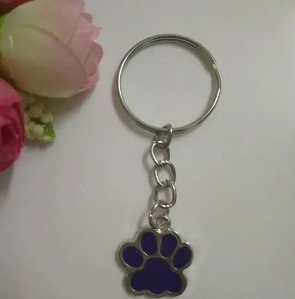 Разноцветные эмалированные брелок в форме когтя для собак/кошек модные