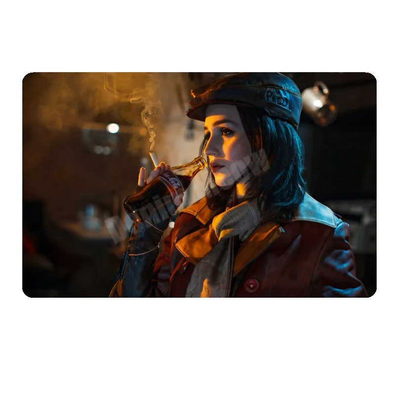 C Nuka Cola ретро металлические знаки Бар Паб декоративная тарелка Fallout настенные наклейки любителей игр художественная жестяная живопись винтажный домашний декор N258 - Цвет: C