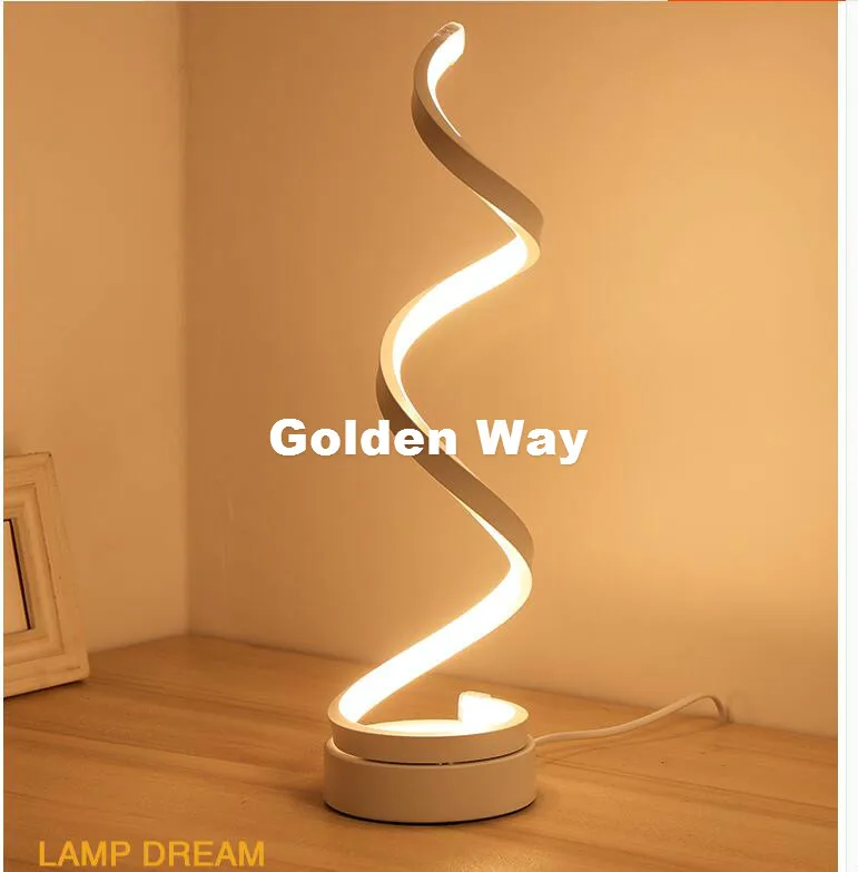 

Nordic Modern Simple EuropeanTable Lamp Bedroom Bedside Creative Gift Wedding Room Nordic Warm LED D15cm H50cm 20W Table Lamp