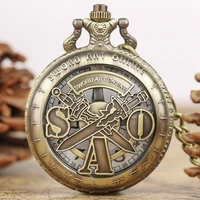 vintage sao sword art online quartz pocket watch necklace pendant for kids men women analog chain gifts bronze fob clock relogio