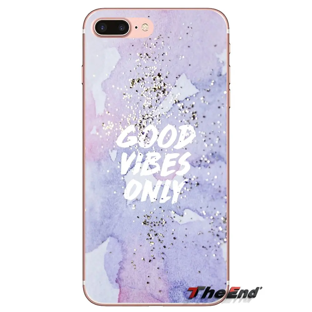Good vibes summer Art For LG G3 G4 Mini G5 G6 G7 Q6 Q7 Q8 Q9 V10 V20 V30 X Power 2 3 K10 K4 K8 2017 Transparent Soft Case Covers |