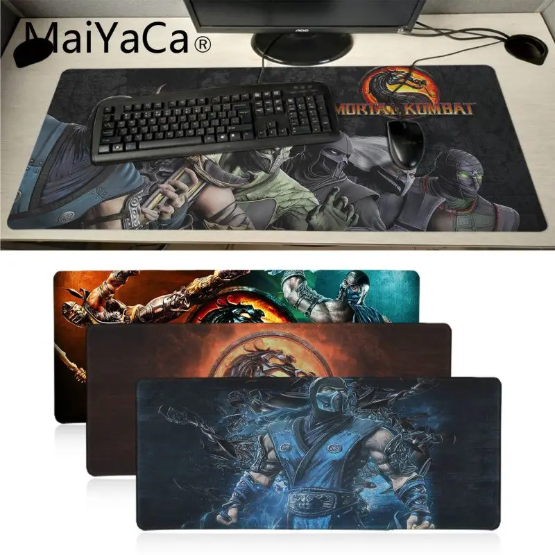 Игровые коврики MaiYaCa для геймеров Mortal Kombat коврик мыши с аниме мультяшным принтом