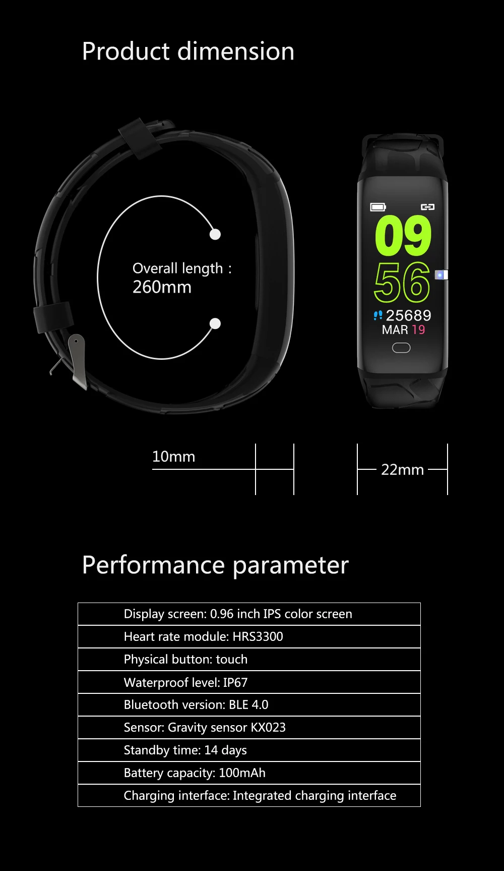 FocuSmart умные браслеты E58 фитнес-трекер ECG HRV монитор сердечного ритма кровяное давление умный Браслет для IOS/Android