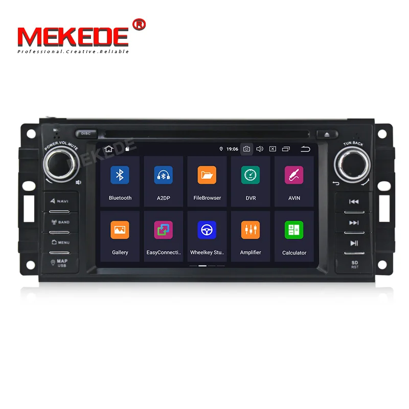 MEKEDE DSP Android 9.0 Car dvd player radio audio GPS for Jeep grand wrangler patriot compass journey Commander Chrysler 300C | Автомобили