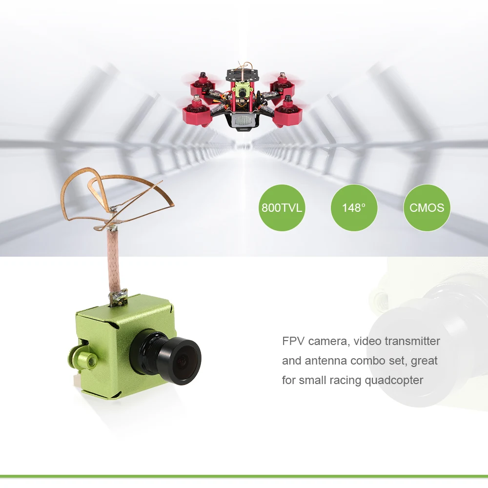 JF-01 800TVL CMOS Мини FPV Камера с 5.8G 25mW 40CH Видеопередатчик Комбо Набор для QAV250 210 180 RC Квадрокоптер Дрон