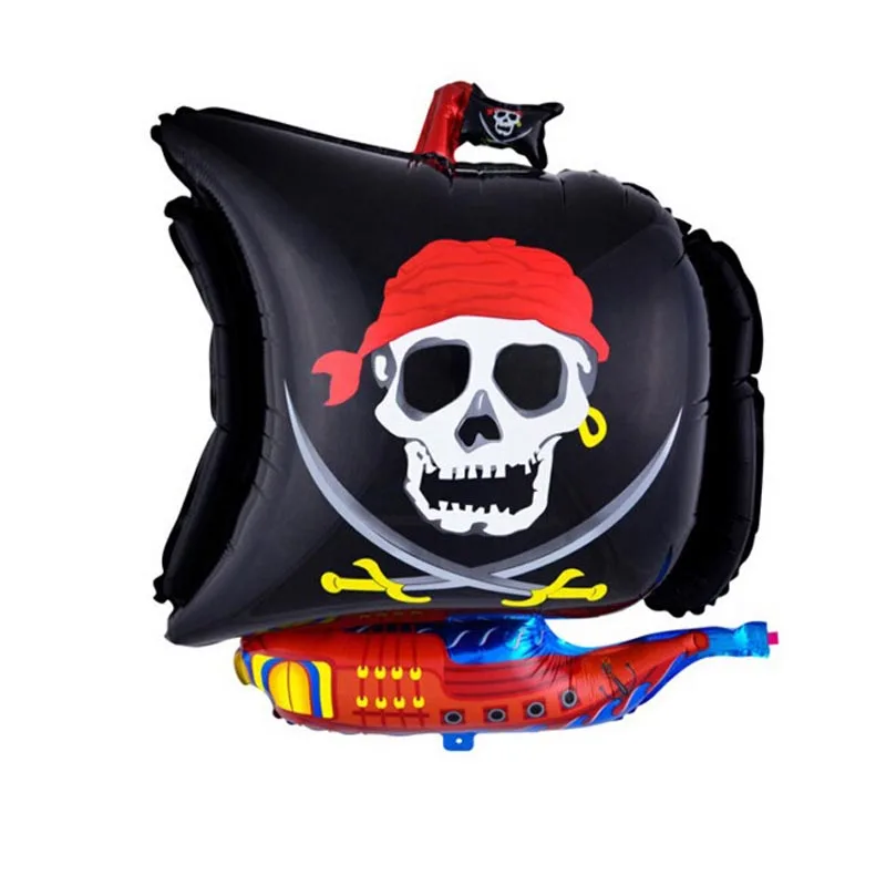 Комплект из 2 предметов новинка мультяшным пиратским кораблем Стиль алюминиевые