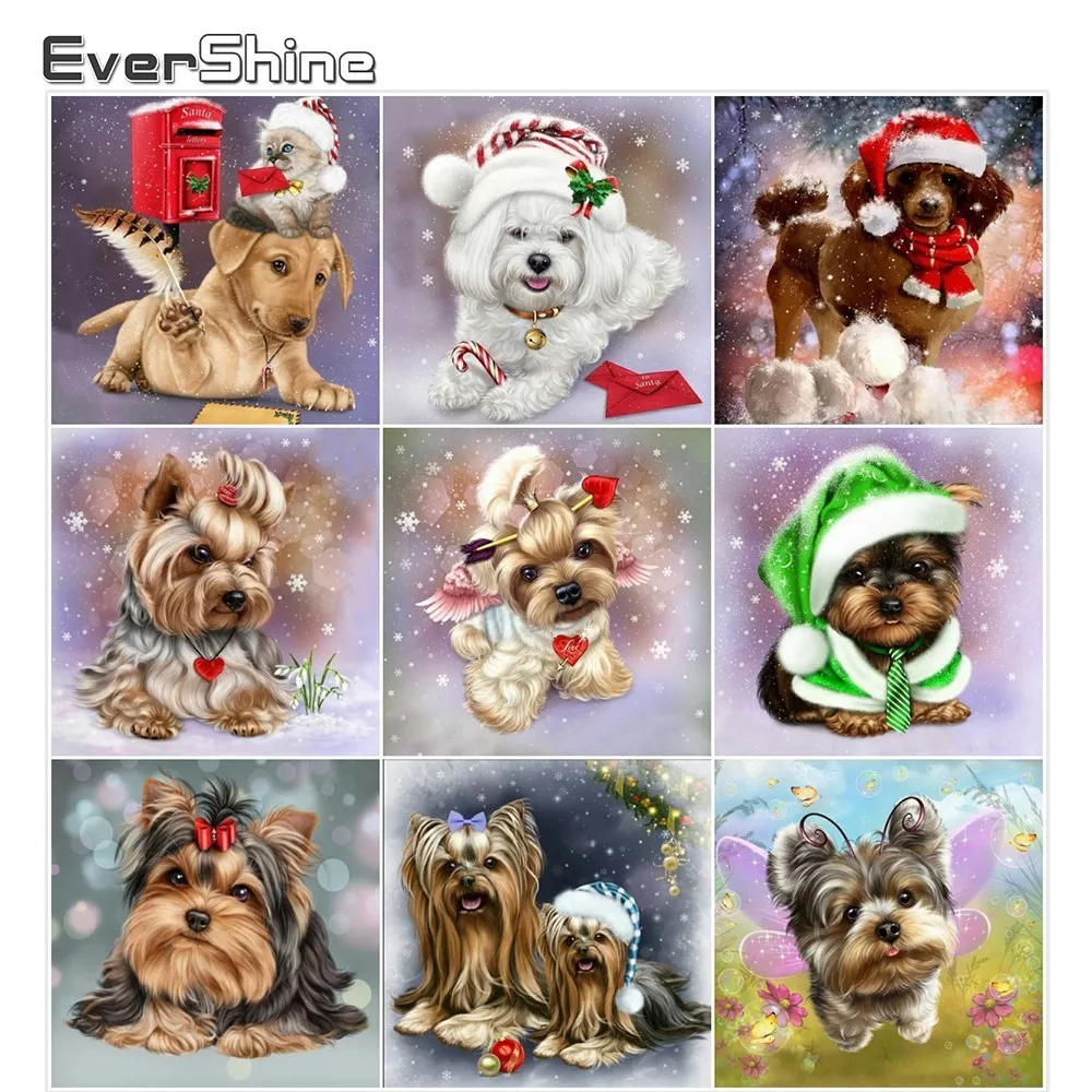 EverShine 5D DIY Diamond Painting Animals Pictures Of Rhinestones Embroidery Sale With Diamonds Children Gift|Алмазная мозаика и