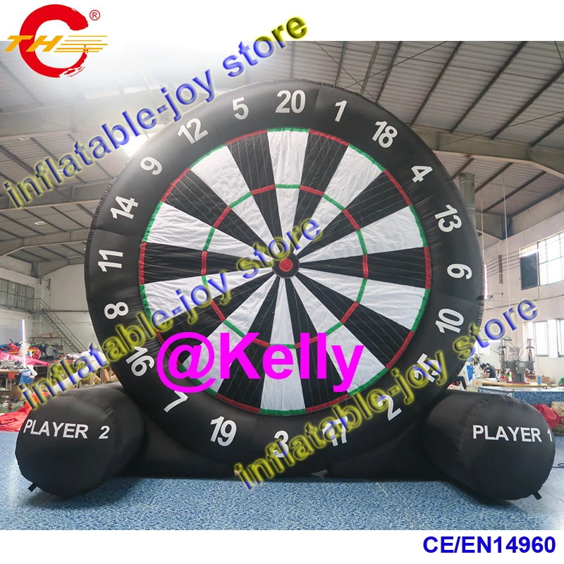 Бесплатная доставка до двери 5 м гигантский надувной футбольный дротик большой