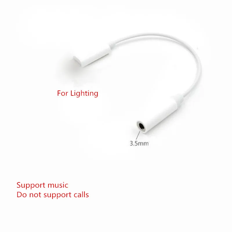 Splitter адаптер заряда и наушники аудио для iphone 7 8 плюс X aux splitter 2 в 1 двойной lightn к 3 5