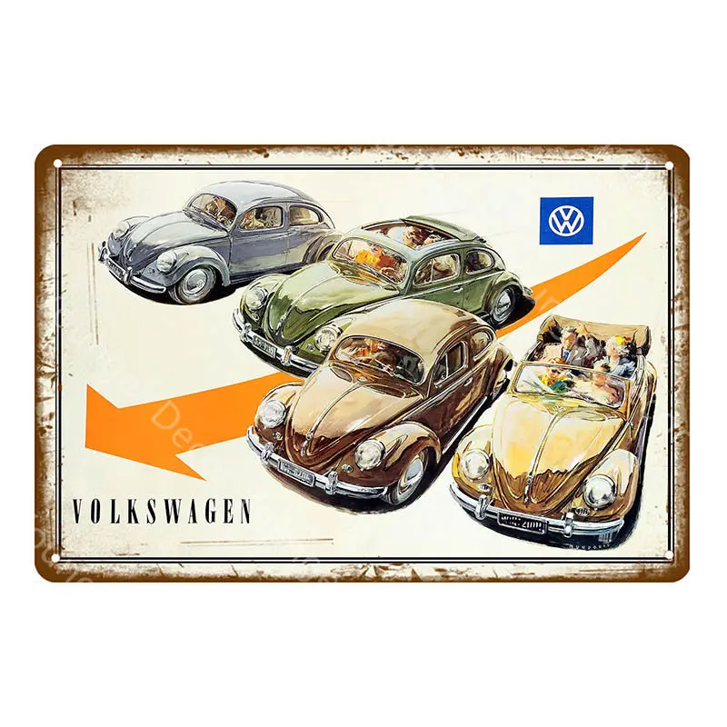 YD2830F Американский Классический автобус, автомобиль, грузовик винтажные металлические знаки домашний декор Паб Бар Клуб гараж декоративная тарелка металлическая живопись плакат - Цвет: YD2830F
