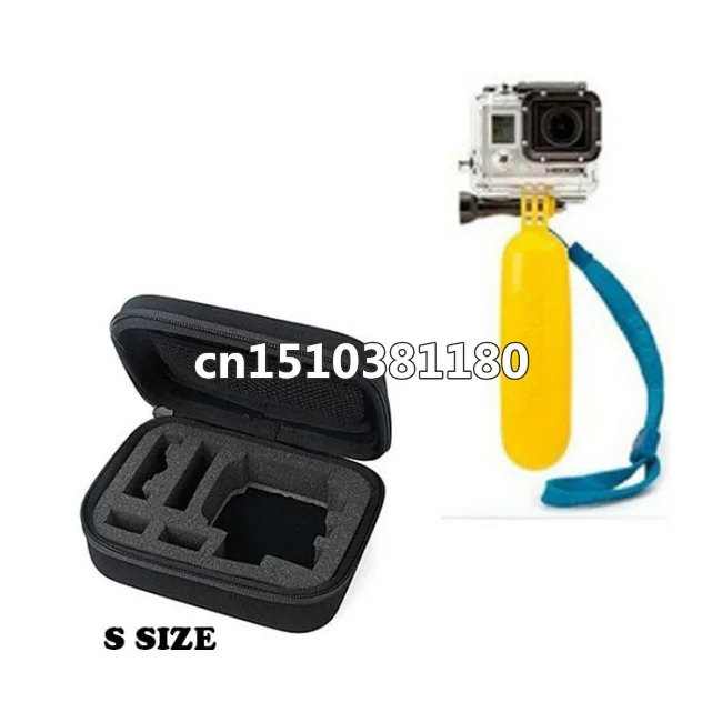 Go pro SJ4000 аксессуары для Gopro hero 4 3 2 sj4000 маленький размер черная коробка сумка +