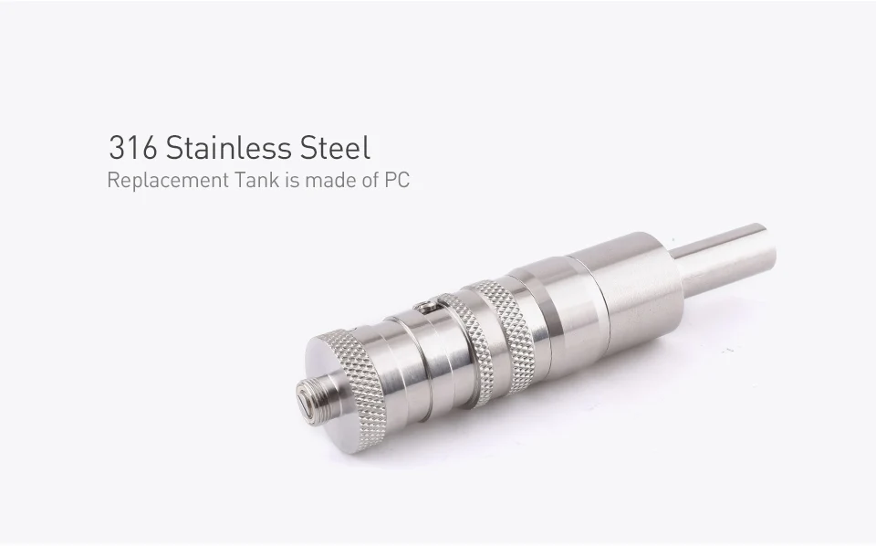 Испаритель Vapesoon Rebuildable FEV VS Mini Style 316SS RTA Tank атомайзер диаметром 17 мм для