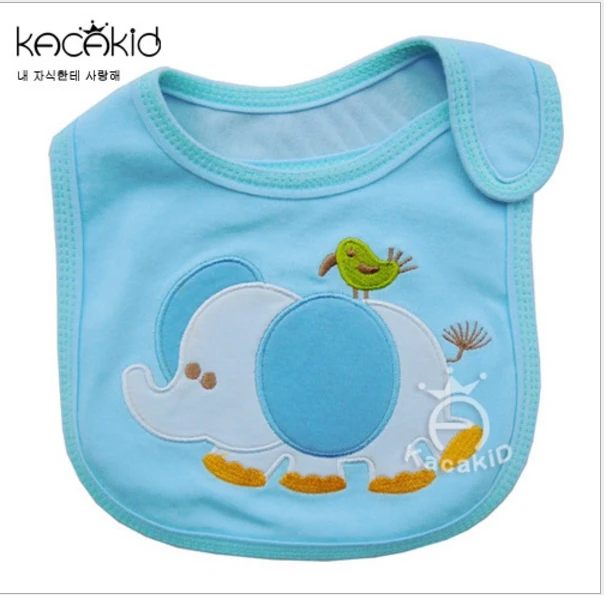 2 pieces / new boys girls children all kinds of cute cartoon three-layer waterproof three-dimensional embroidery towel bib drool | Детская