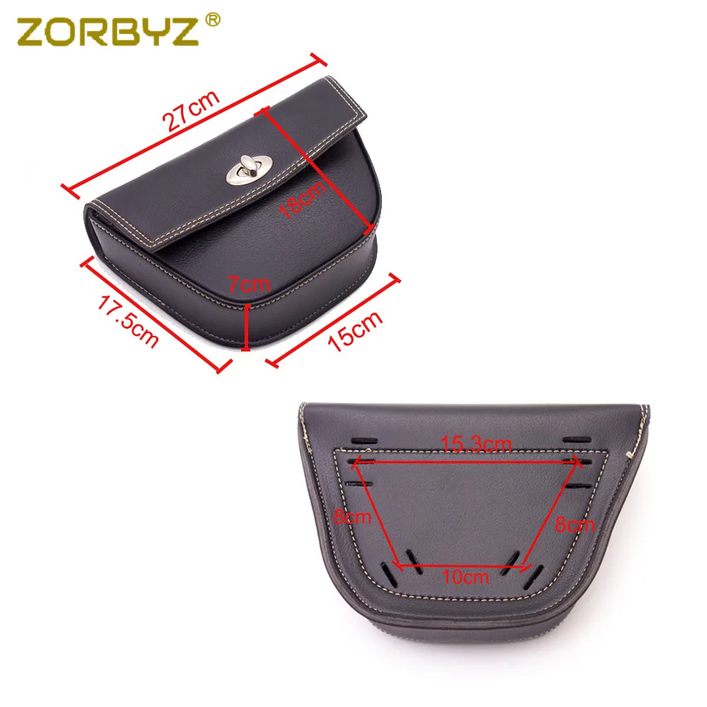 ZORBYZ черная женская сумка седельная боковые сумки для багажа мотоцикла Cafe Racer ATV| |