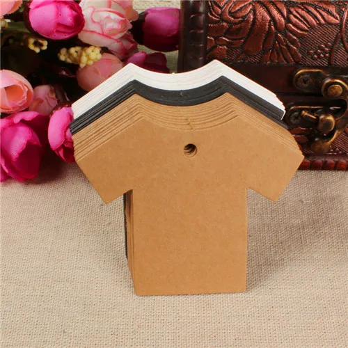 Визитница из крафт бумаги 300 шт. 5 х10 см|tag tag|tag decortag stamp |