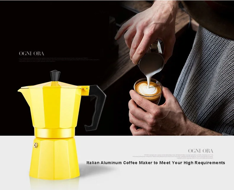 Кофеварка из алюминия Mocha кофейник Moka Espresso Cafeteira Expresso Percolator кофемашина фильтр горшок для домашнего использования