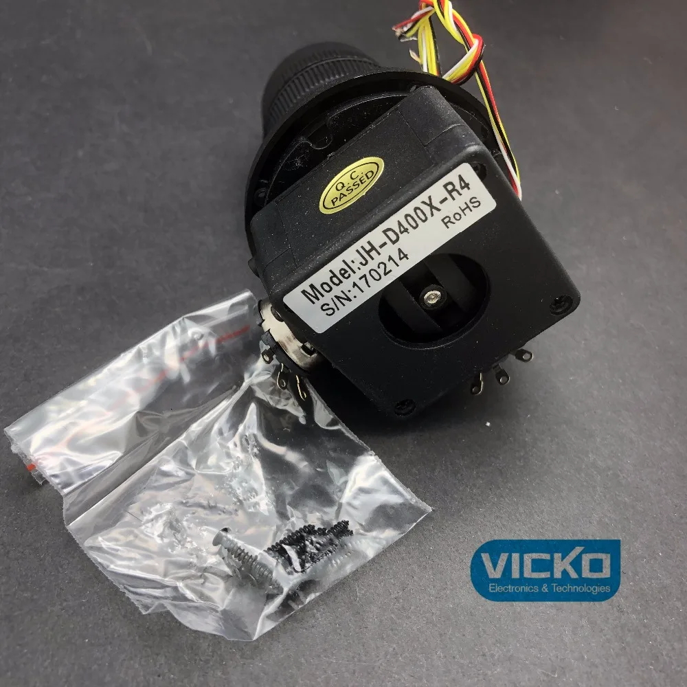 [VK] JH-D400X-R4 4-осевой потенциометр 400 серии джойстик с датчиком Холла мерный 5K 10K