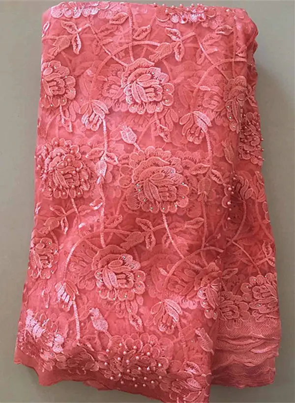 PR340-3! Красивые вышитые французский чистая кружева материал торжественное платье