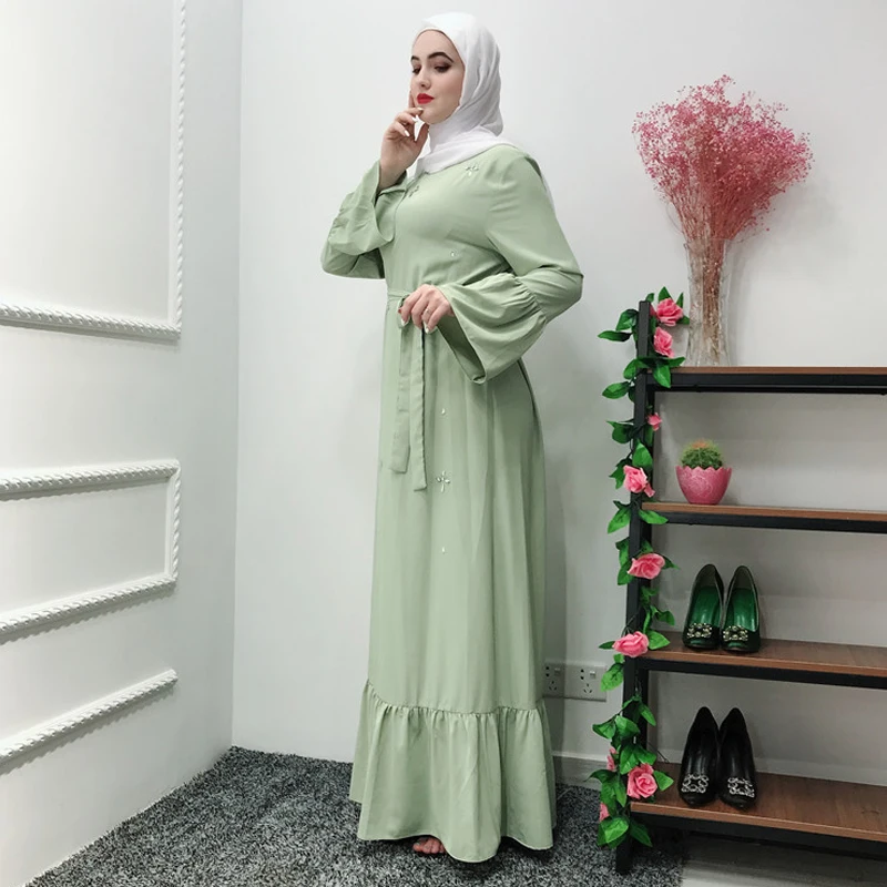 Abaya кафтан турецкий халат Дубай мусульманский хиджаб платье марокканский