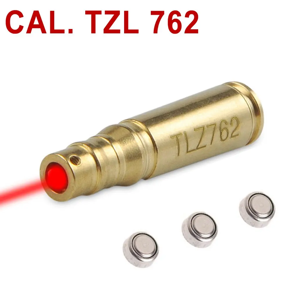 AUKMONT Red Dot Laser Brass Boresight CAL Cartridge Bore Sighter Scope Hunting Ammo Bullet | Спорт и развлечения