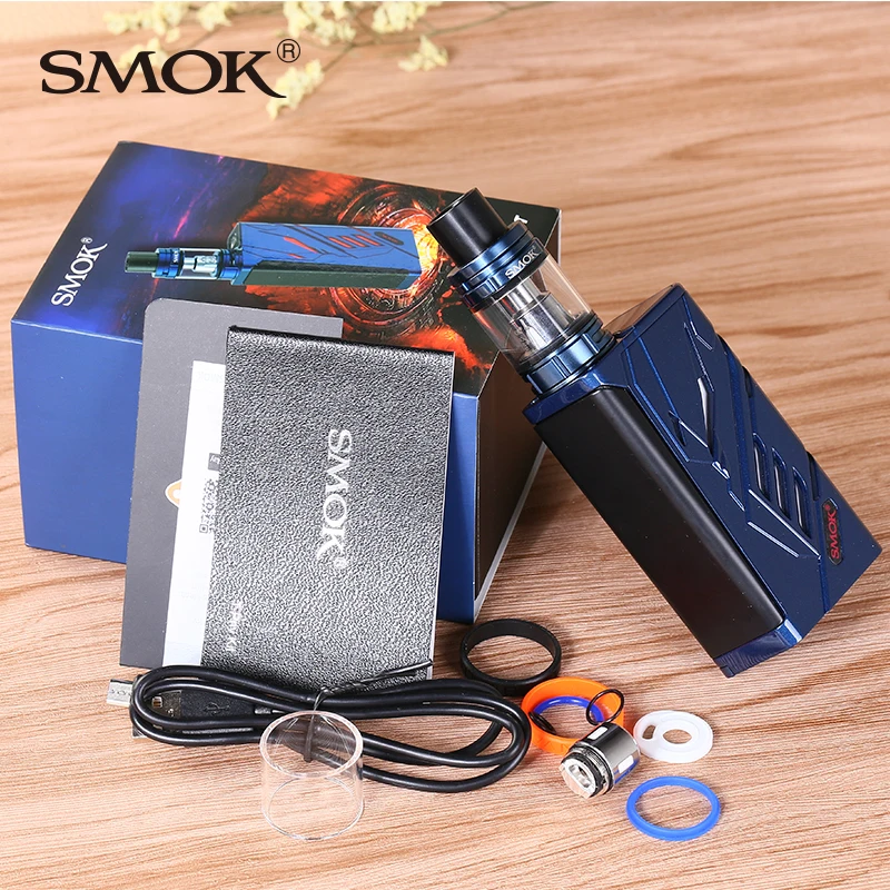SMOK T Priv комплект 220 Вт испаритель мод электронная сигарета 18650 батарея TFV8 большой