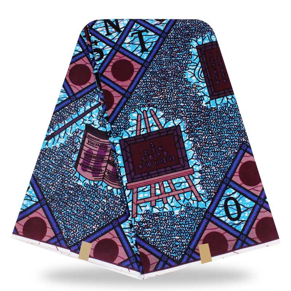 YBGHA-61 Алфавит африканская ткань Mitex блок восковой печати/Kitenge/Pagnes для африканского